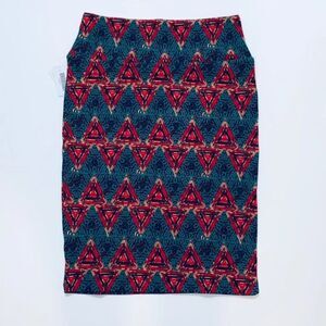 LuLaRoe Cassie Pencil Skirt Large Green